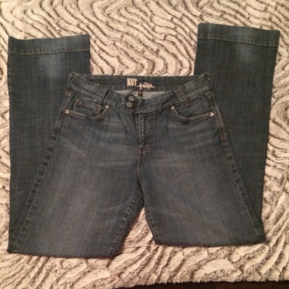 Kut from the kloth jeans, size 10, flare bottom